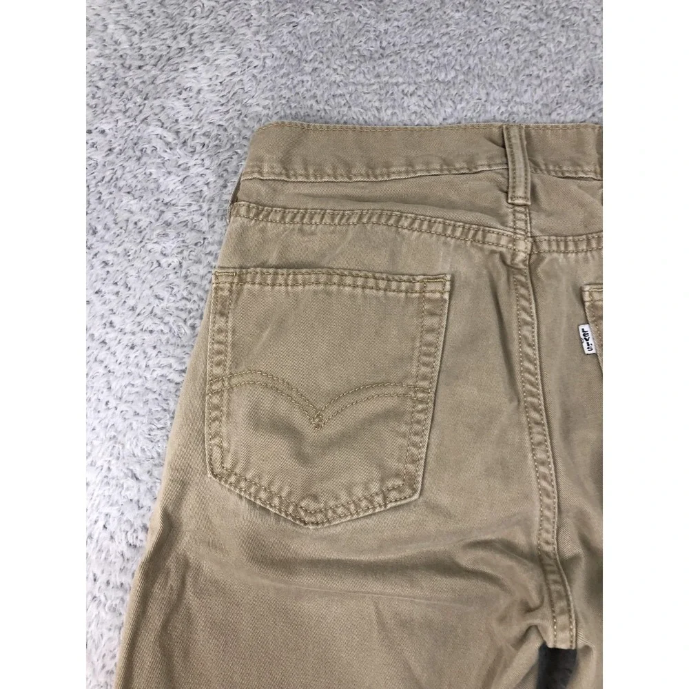 Levi's 510 Jeans Mens Size 28x30 (Tag 28x32) Brown Skinny Denim